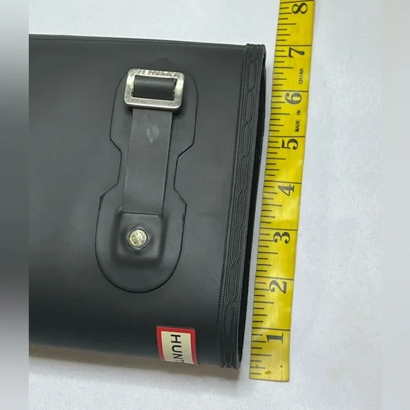 Hunter Black Original Tall Rain Boots 8 - Picture 4 of 14